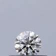 0.19 carat Round diamond F VVS1 Excellent