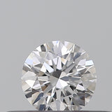 0.21 carat Round diamond D  VVS2 Excellent