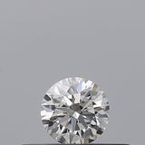 0.19 carat Round diamond E VVS2 Excellent