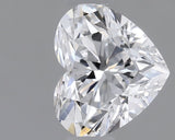 0.64 carat Heart diamond E SI1 