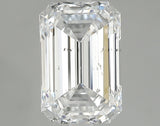 3.02 carat Emerald diamond D SI1 