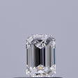 0.26 carat Emerald diamond D VVS2 