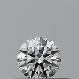 0.19 carat Round diamond E VVS1 Excellent