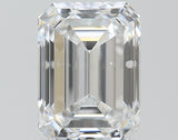 1.00 carat Emerald diamond D SI2 