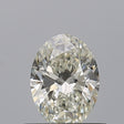 0.50 carat Oval diamond I VVS2 VeryGood