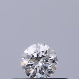 0.19 carat Round diamond E VVS1 Excellent