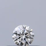 0.19 carat Round diamond F VVS1 Excellent