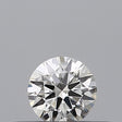 0.19 carat Round diamond F IF Excellent