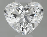 0.37 carat Heart diamond E VS2 
