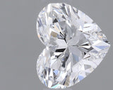 0.71 carat Heart diamond D VVS2 