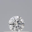 0.19 carat Round diamond G IF Excellent