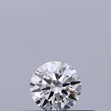 0.19 carat Round diamond E VVS1 Excellent