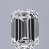 0.72 carat Emerald diamond F VS2 