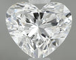0.62 carat Heart diamond F SI1 