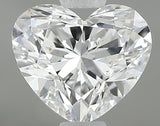 0.62 carat Heart diamond F SI1 