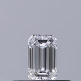 0.24 carat Emerald diamond D VVS2 