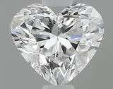 0.41 carat Heart diamond D SI1 