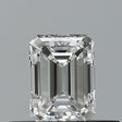 0.33 carat Emerald diamond E VVS1 