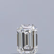 0.23 carat Emerald diamond F VVS2 