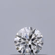 0.24 carat Round diamond F VVS1 Excellent