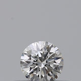 0.21 carat Round diamond H  VVS2 Excellent