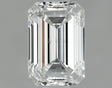 0.91 carat Emerald diamond E SI1 