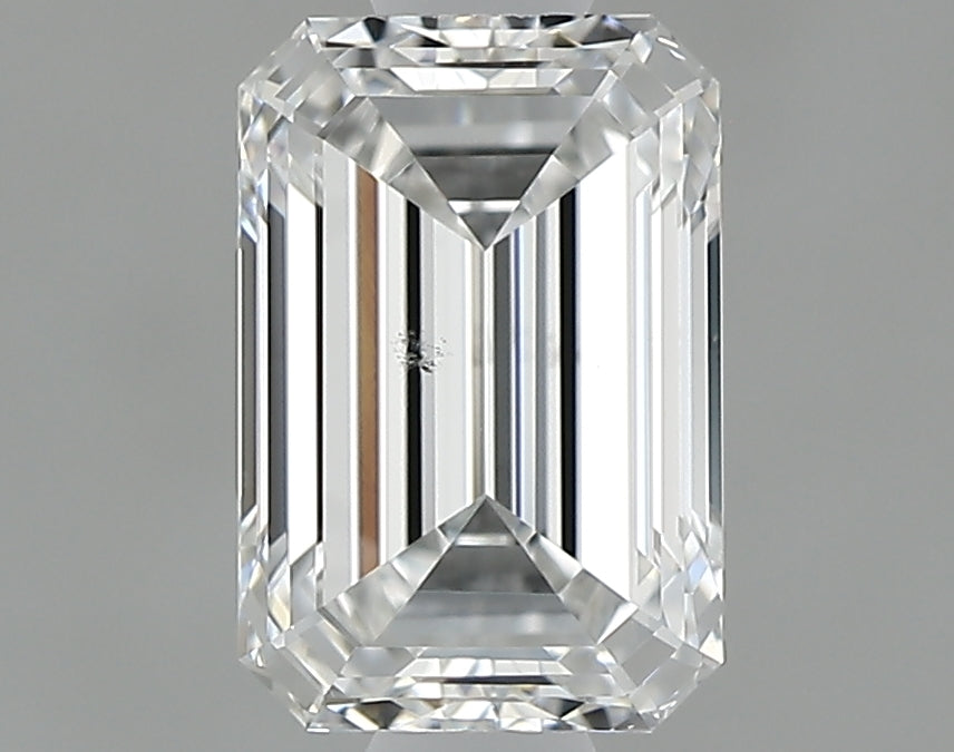 0.91 carat Emerald diamond E SI1 