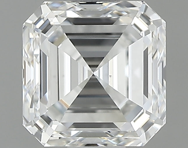0.81 carat Asscher diamond F VS2 