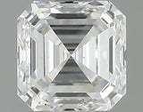 0.81 carat Asscher diamond F VS2 