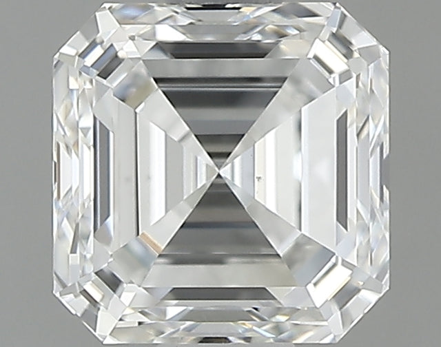 0.81 carat Asscher diamond F VS2 