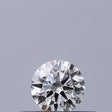 0.18 carat Round diamond D VVS1 Excellent