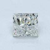 0.9 carat Princess diamond F  SI1