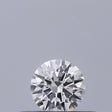 0.18 carat Round diamond D VVS1 Excellent