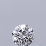 0.22 carat Round diamond E VVS1 Excellent