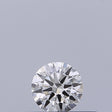 0.19 carat Round diamond F IF Excellent