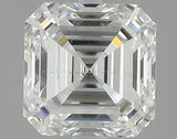 2.11 carat Asscher diamond F  SI1 Excellent