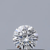0.21 carat Round diamond G IF Excellent
