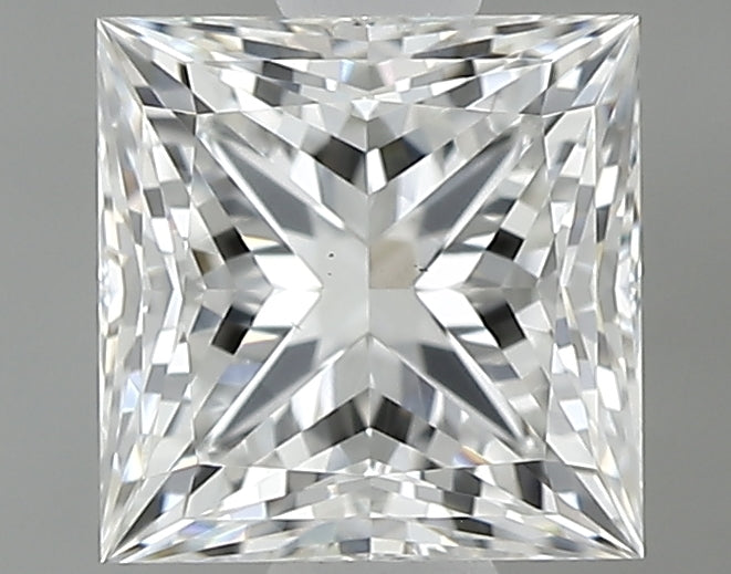 0.81 carat Princess diamond F VS2 