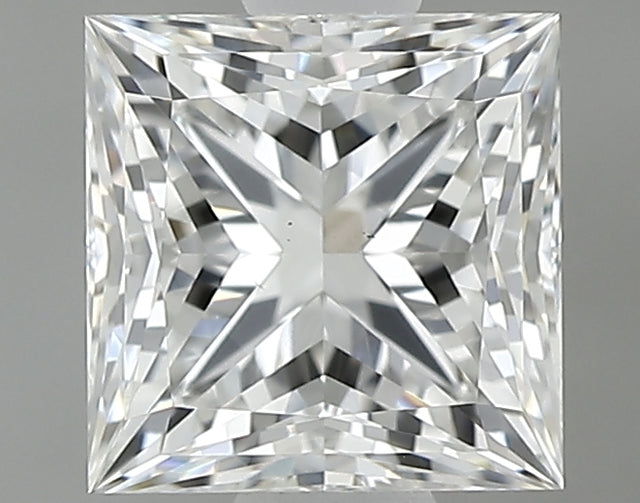 0.81 carat Princess diamond F VS2 