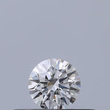 0.19 carat Round diamond D VVS2 Excellent