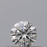 0.25 carat Round diamond E VVS1 Excellent