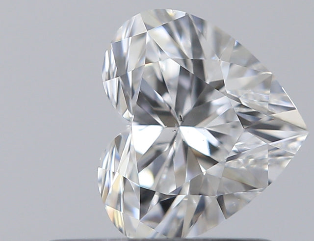 0.53 carat Heart diamond E VS2 