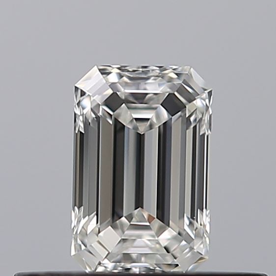 0.33 carat Emerald diamond F  VVS2