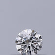 0.19 carat Round diamond D VVS1 Excellent