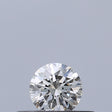 0.19 carat Round diamond F IF Excellent