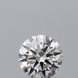 0.19 carat Round diamond D IF Excellent