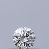 0.18 carat Round diamond D VVS2 Excellent