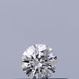 0.19 carat Round diamond E VVS1 Excellent