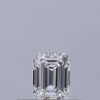 0.23 carat Emerald diamond D VVS2 