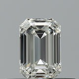0.41 carat Emerald diamond H IF 